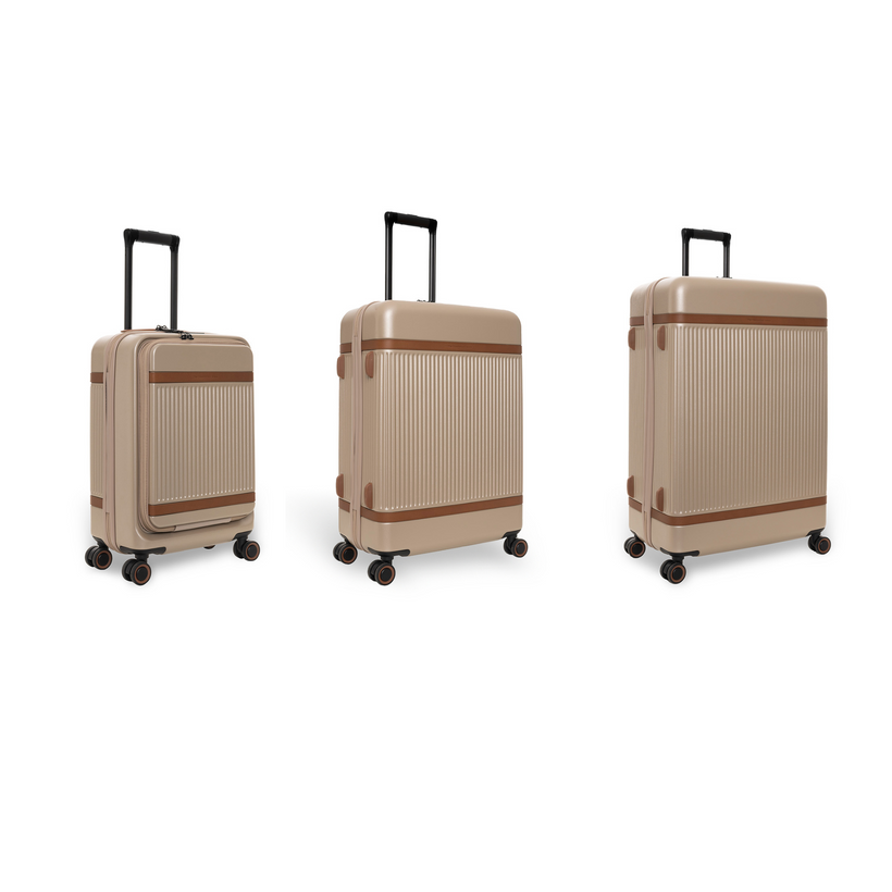 Suitcase Set Front Pocket Zuna för Dam