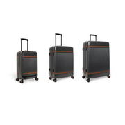 Urban Graphite Suitcase Set Front Pocket Zuna för Dam, front view