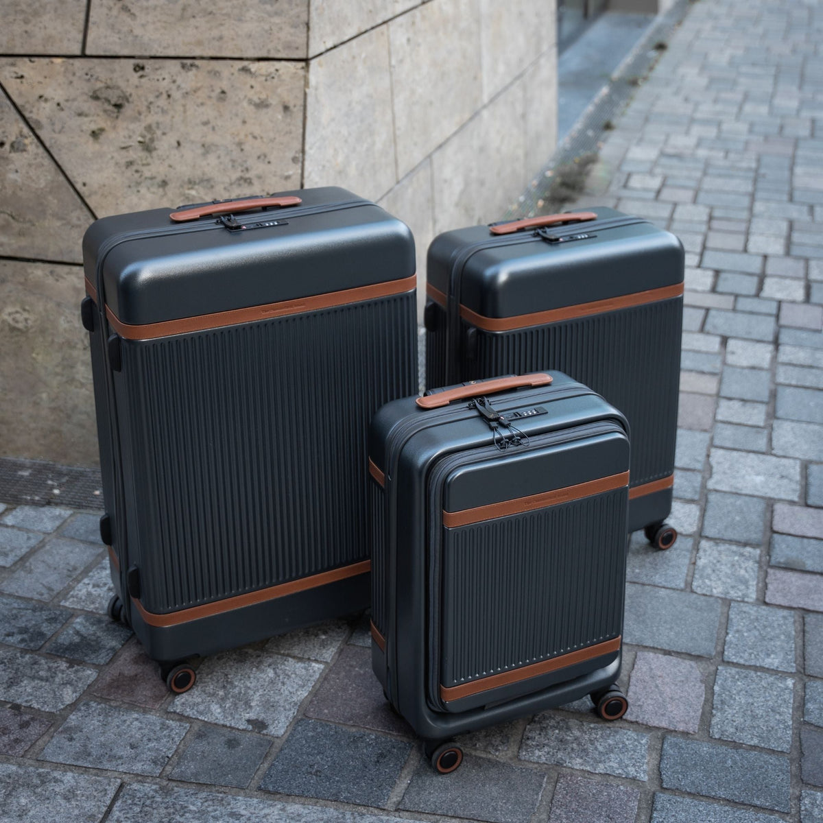 Suitcase Set Front Pocket Zuna för Dam – alternate product view 2