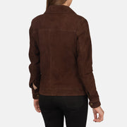 
Suzy Trucker Brun Läderjacka för Dam – alternate product view 5
