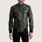 Sven Bomberjacka i Läder för Herr – alternate product view 3
