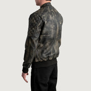 Sven Bomberjacka i Läder för Herr – alternate product view 6