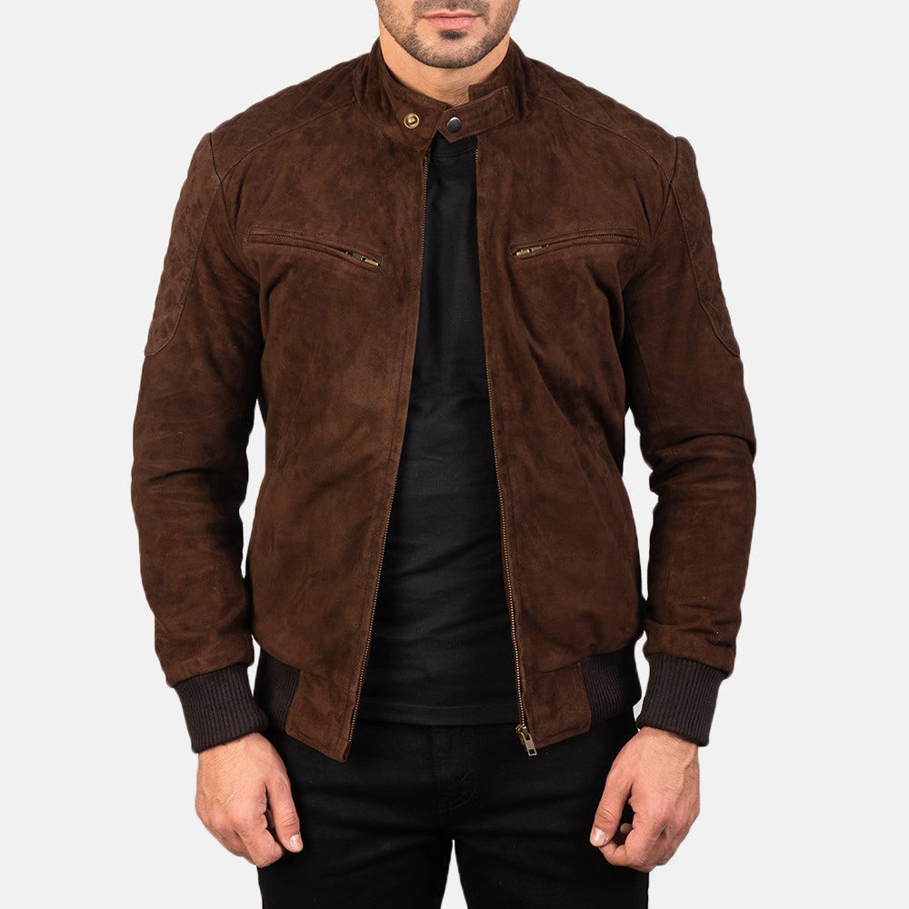 Sven Bomberjacka i Läder för Herr – alternate product view 1