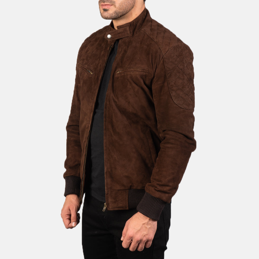 Sven Bomberjacka i Läder för Herr – alternate product view 2
