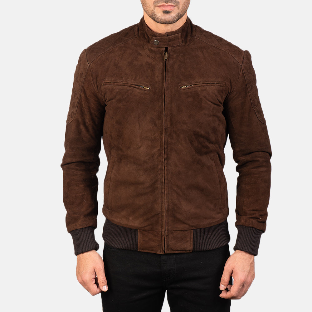 Sven Bomberjacka i Läder för Herr – alternate product view 4
