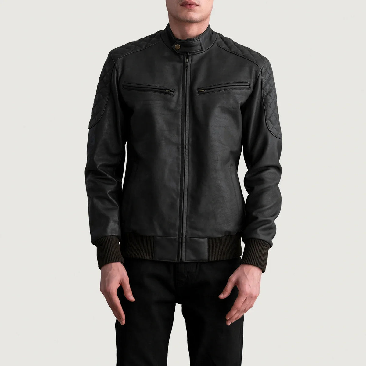 Sven Bomberjacka i Läder för Herr – alternate product view 3