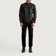 Sven Bomberjacka i Läder för Herr – alternate product view 4