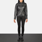 Tomachi Red Läderjacka för Dam – alternate product view 3