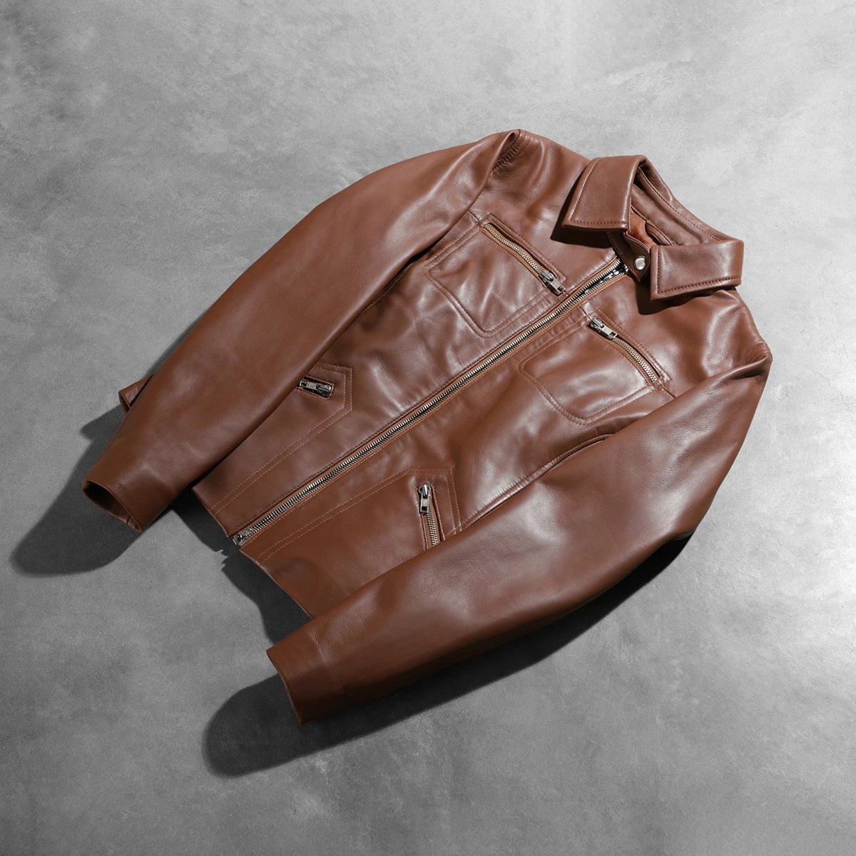 Tomachi Red Läderjacka för Dam – alternate product view 8