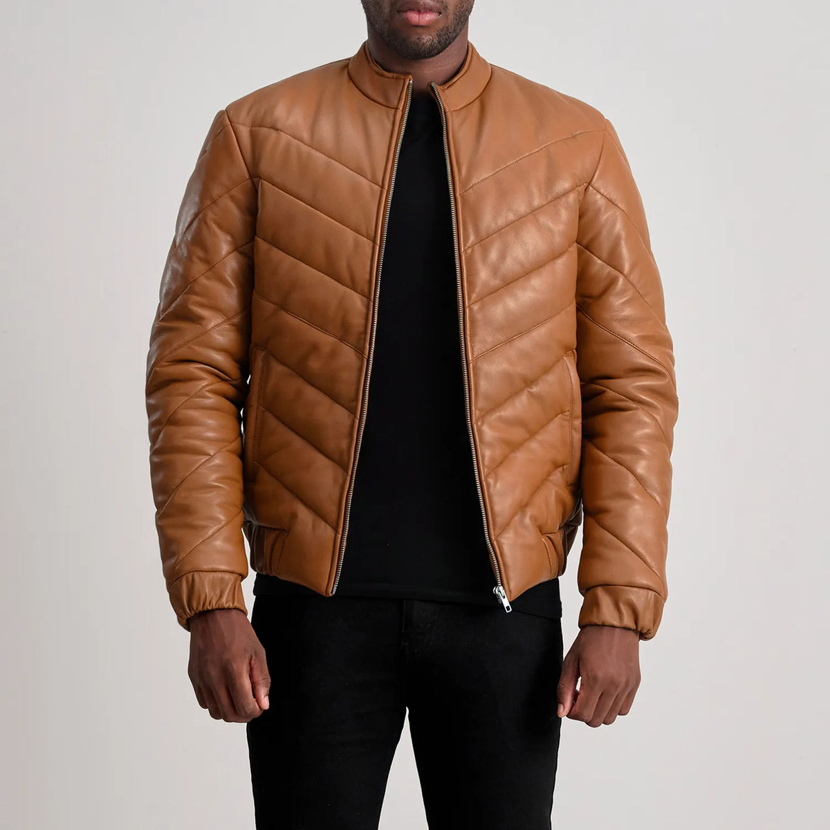 Travis Läderjacka för Herr – alternate product view 1