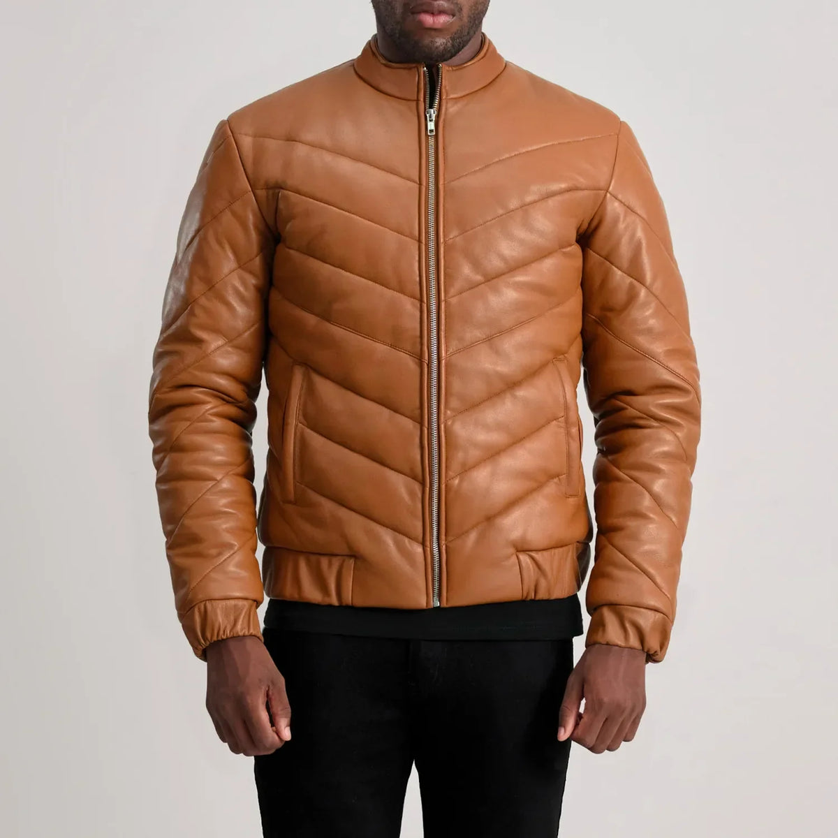 Travis Läderjacka för Herr – alternate product view 4