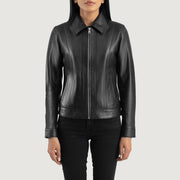 
Vixen Classic Collar Läderjacka för Dam – alternate product view 4