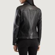 
Vixen Classic Collar Läderjacka för Dam – alternate product view 5