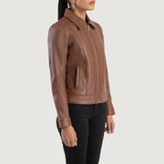 
Vixen Classic Collar Läderjacka för Dam – alternate product view 2