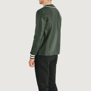Willis Varsity Läderjacka för Herr – alternate product view 5