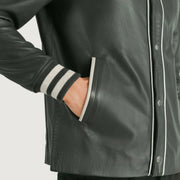 Willis Varsity Läderjacka för Herr – alternate product view 6
