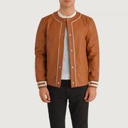 Willis Varsity Läderjacka för Herr – alternate product view 1