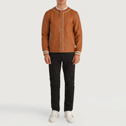 Willis Varsity Läderjacka för Herr – alternate product view 3