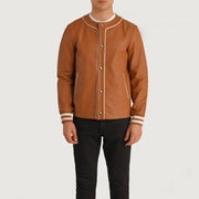 Willis Varsity Läderjacka för Herr – alternate product view 4