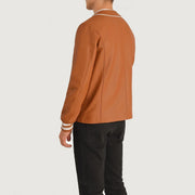 Willis Varsity Läderjacka för Herr – alternate product view 5