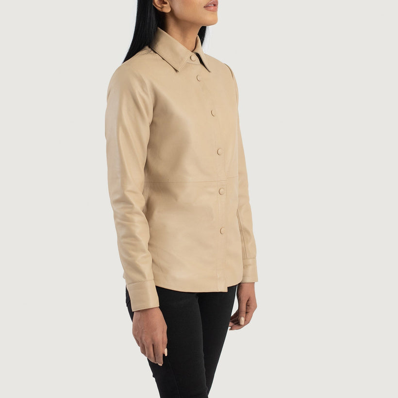 Zenith Shirt Läderjacka för Dam