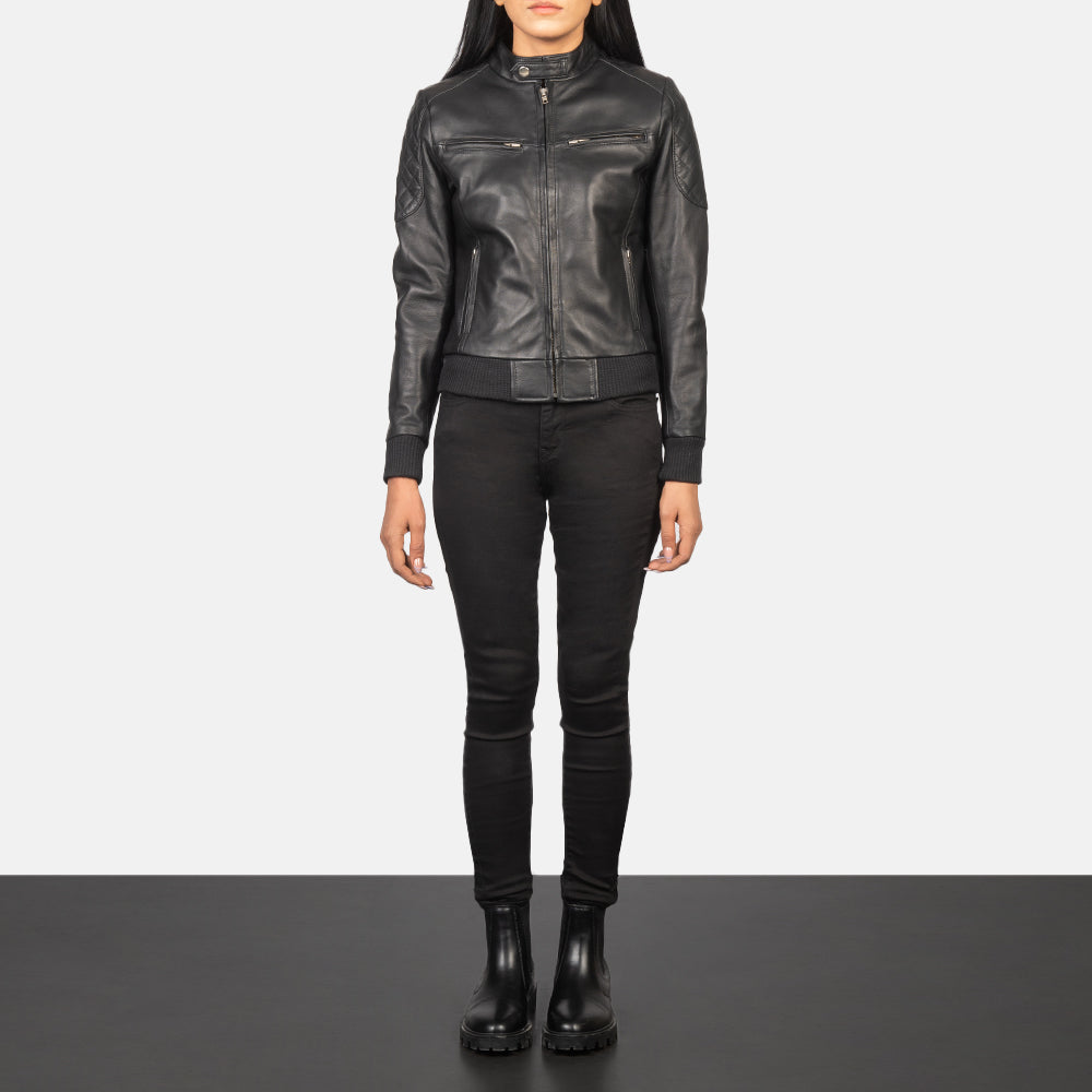 
Zenna Bomberjacka i Läder för Dam – alternate product view 3