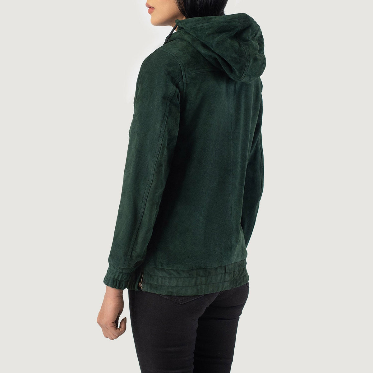 Zest Hooded Pullover Läderjacka för Dam – alternate product view 5