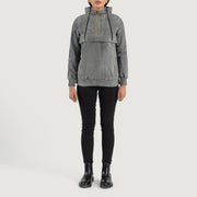Zest Hooded Pullover Läderjacka för Dam – alternate product view 3